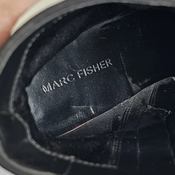 Marc Fisher Floral Embroidered Ankle Boots - Black and Multicolor - Picture 6 of 14